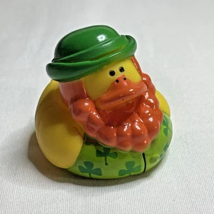 2 inch Saint Patty's Day Green Rubber Jeep Duck Ducky Irish Red Hair - Picture 1 of 12