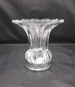 Jarrón floral acampanado vintage Heisey 5" Crystolite - Imagen 1 de 6
