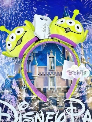 Disney Parks 2025 WDW Toy Story Alien Little Green Men Diadema Orejas Nuevo Foto 1 de 3