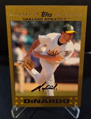 2007 Topps Updates & Highlights - Lenny DiNardo #UH124 Gold 0747/2007 - Image 1 of 2