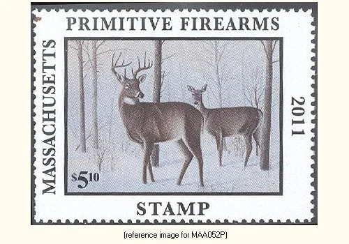 HALFPRICEHUNT Massachusetts Prim. Arms Stamp 2011 $5.10 - Image 1 of 1