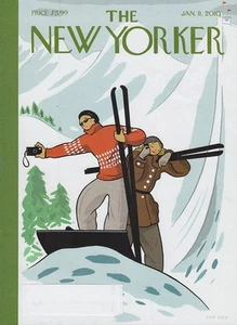 New Yorker Cubierta Vdv Esquiadores Teléfono Celular 1/11 2010 - Imagen 1 de 1