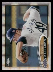 2012 Topps Chrome X-Fractors #142 Yovani Gallardo - Picture 1 of 2
