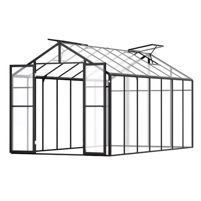 8x14ft Garden Greenhouse with Multi-Layer Polycarbonate Protection - Image 1 of 4