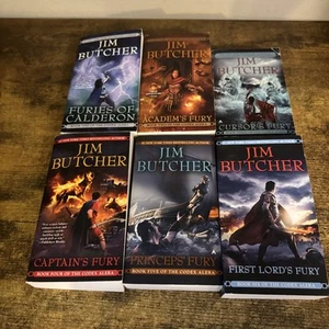 Jim Butcher complete set w/all 6 paperback books from the Codex Alera Series - Picture 1 of 2
