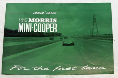 MORRIS Mini Cooper Car Sales Brochure 1961 #H&E 6163 23/116 (38349) 7/61-100m - Image 1 of 3