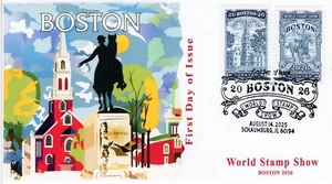 25-322, 2025, Boston 2026, First Day Cover, Pictorial Postmark, Paul Revere, Nor - Picture 1 of 1