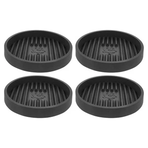 4 Pcs Toilet Accessories Air Drying Mat for Plunger Black Holder - Picture 1 of 20