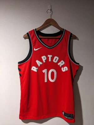 Raptors DeRozan Red Large Nike NBA Basketball Red Jersey - Image 1 of 4