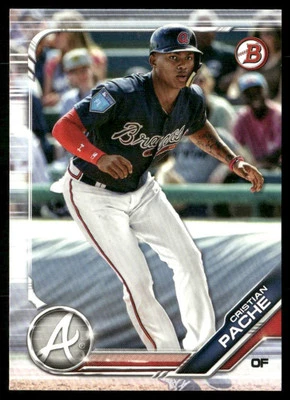 2019 Bowman Prospects Cristian Pache Atlanta Braves #BP-62 *B* - Image 1 of 2