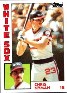 1984 Topps #382 Chris Nyman