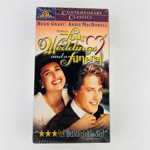 Four Weddings and a Funeral VHS New Sealed Hugh Grant, Andie MacDowell - Picture 1 of 2