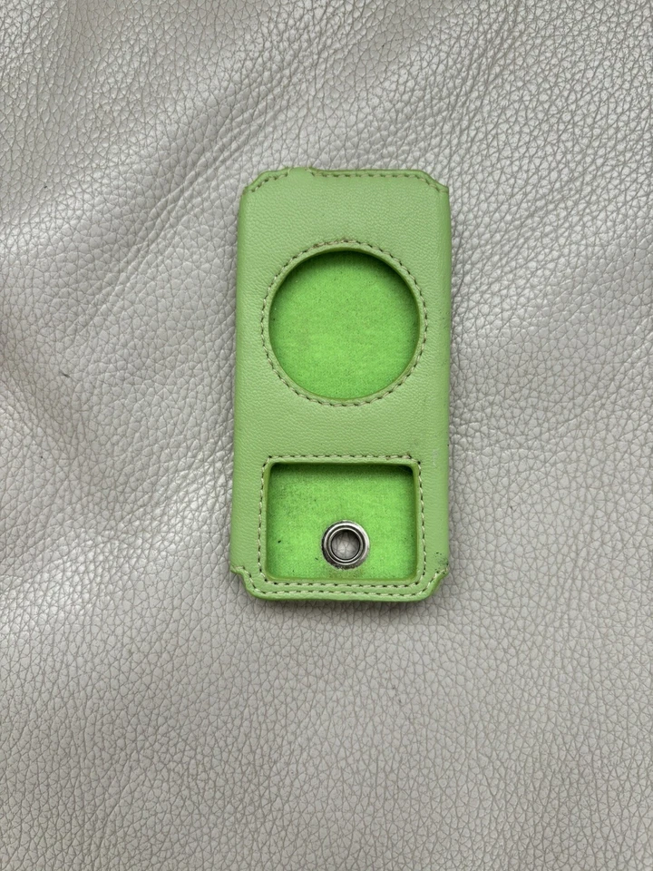 2 Fundas Una Cuero Otra Silicona Transparente Funda para iPod Nano 2da Generación Foto 1 de 3