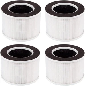 Arovec Air Purifier Replacement True Hepa Filter,Carbon Filters, 3 Layers(4Pack) - Picture 1 of 5