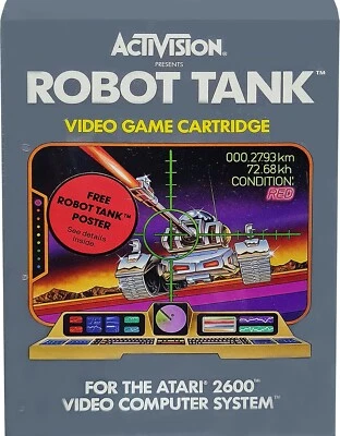 Robot Tank for Atari 2600, Vintage 1983 Collectible, New! Mint in Sealed Box!! - Image 1 of 2