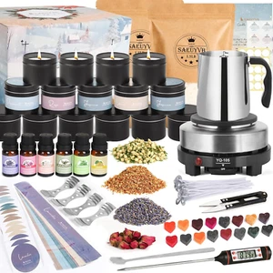 Candle Making Kit with Wax Melter for Adults DIY Starter Soy Candle Making Kit/S - Picture 1 of 12