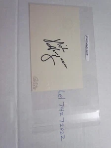 Mike Hargrove Signed Post Card - Picture 1 of 2