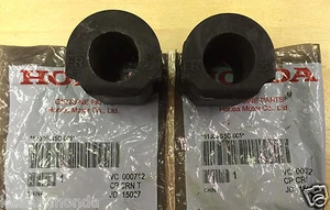 Genuine OEM Honda Civic 2dr Front Sway Bar Bushings 01-02 Stabilizer Pair S5D - Picture 1 of 2