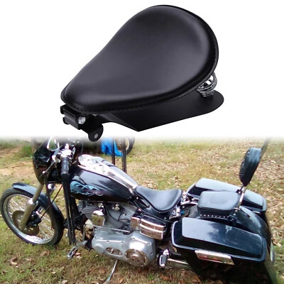 Bobber Motorcycle Spring Solo Seat Base Saddle For Harley Dyna Super Wide Glide - Image 1 of 4