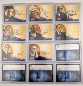 2003 Looney Tunes Back In Action 8 Autograph Cards Complete Set +4 Redemptions - Picture 1 of 22