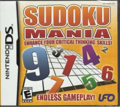 Sudoku Mania NDS (Brand New Factory Sealed US Version) Nintendo DS - Image 1 of 2