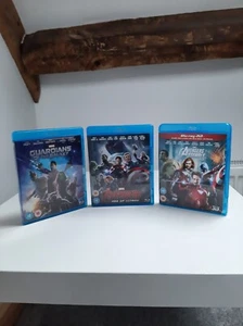 Marvel MCU Blu Ray Bundle Avengers Plus Guardians Of Rhe Galaxy - Picture 1 of 10