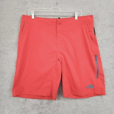 The North Face Mens Hybird Red Shorts Size 34 x 10 Polyester 10PT - Image 1 of 4