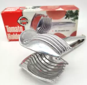 Tomato Egg Holder Slice Tomatoes Onions Lemons Limes Guide Cutter - Picture 1 of 6