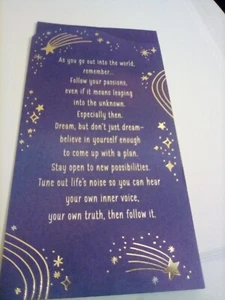 Hallmark Greeting Card  Graduation Card FREE SHIPPING - Picture 1 of 2
