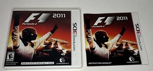 F1 2011 Nintendo 3DS Formula 1 Racing Case and Manual Only - Picture 1 of 3
