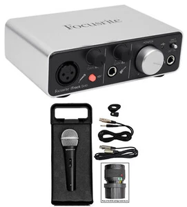 Focusrite ITRACK SOLO LIGHTNING USB Audio Recording Interface For iPad/Mac+Mic - Picture 1 of 12