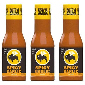 (3 Pack) Buffalo Wild Wings Spicy Garlic Sauce, 12 fl. oz. Bottles - Picture 1 of 1
