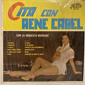 Vinyl LP: Rene Cabel, “Cita con Rene Cabel y La Orquesta Riverside” Antilla - Picture 1 of 7