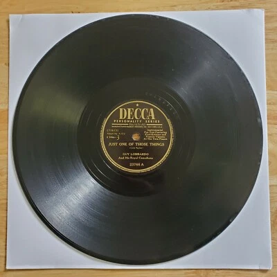 Guy Lombardo Just One Of Those Things/Who 10" 78 RPM DECCA 23766 The Twin Pianos - Image 1 of 4