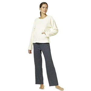 NWT HUE Women's Fluffy Chenille Long Sleeve Top and Pant 2 Piece Pajama Set Size - Picture 1 of 7
