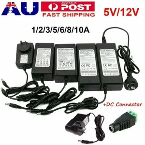 DC 5/12/24V 1A 2A 3A 5A 6A 8A 10A Transformer Power Supply Adapter For LED Strip - Picture 1 of 33