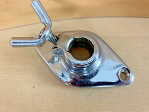 PEARL Star 3/4" Rack Tom Post Mount Bass Drum Bracket Holder Part Japan 60s Vtg - Picture 1 of 5