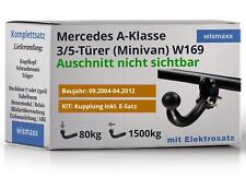 ANHÄNGERKUPPLUNG für Mercedes A-Klasse W169 04-12 starr BRINK +13pol E-Satz ABE
