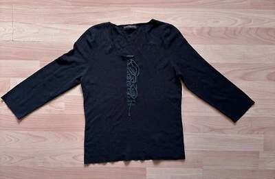 NICE CONNECTION Oberteil Shirt Gr. EU 40 schwarz  - Bild 1 von 4