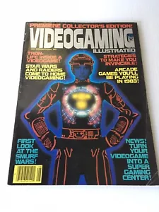 VideoGaming Illustrated Magazine 1982 August Premier Issue #1 Tron - Picture 1 of 8
