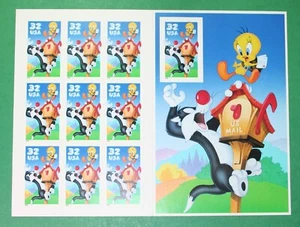 3204 pane of 10 US    Sylvester & Tweety   Never Hinged Sheet  issued year 1998 - Picture 1 of 2