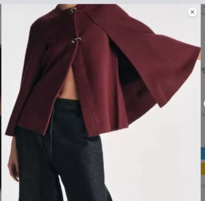 Poncho Zara Capa Mezcla Lana Capa Abrigo Para Mujer Talla M Nuevo Con Etiquetas - Imagen 1 de 7
