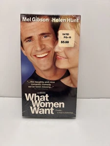 What Women Want (VHS, 2001) Mel Gibson Helen Hunt New Sealed - Picture 1 of 2