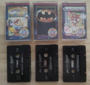 Lot de 3 K7 Originale pour Commodore 64 avec boite et notice - Photo 1/3