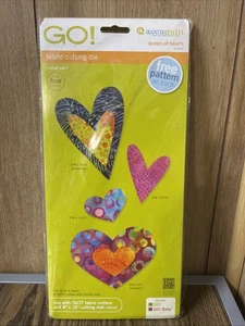 Accuquilt Go! Fabric Cutting Die Queen Of Hearts #55325 - Picture 1 of 6