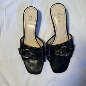 Joan & David Size 8 M Black Slip On Short Heel Circa Comfort 365 - Picture 1 of 10