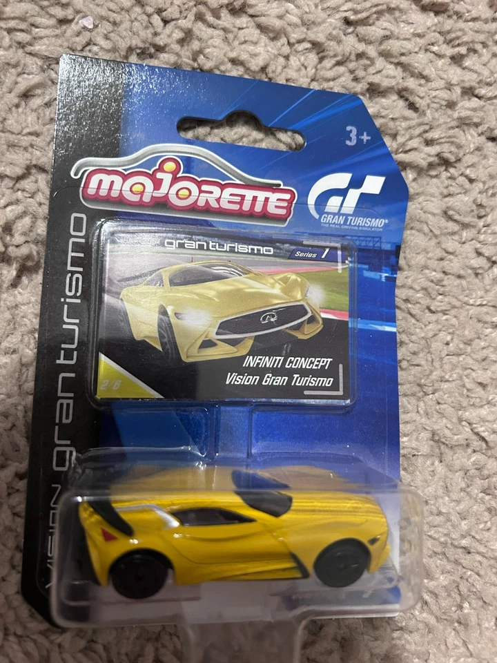 MAJORETTE Infinity Concept Vision Gran Turismo желтый 1:66 (3») серия 1 - Изображение 1 из 1