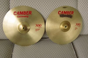 2 Camber 300 Series Hi Hats Becken Set 14" Germany Top Bottom - Bild 1 von 2