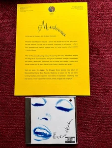 MADONNA EROTICA PROMO CD DJ RECORD CATALOG & SEX BOOK ALBUM PRESS RELEASE LOT LP - Picture 1 of 9