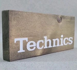 Technics Hi-Fi Wooden Plaque Sign For Your Seperates Set Up - Picture 1 of 5
